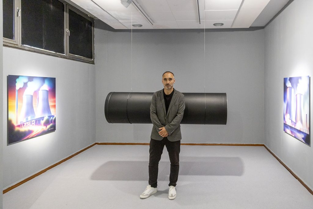 Carlos Cuenllas. Exposición Gigantes con pies de barro. El final de la térmicas en Castilla y León.  Museo de la Siderurgia y la Minería de Castilla y León. 2024