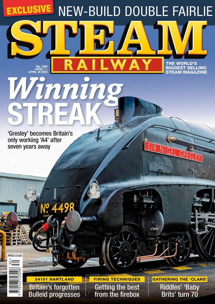 Portada de la revista Steam Railway. Nº 530. Abril 2022