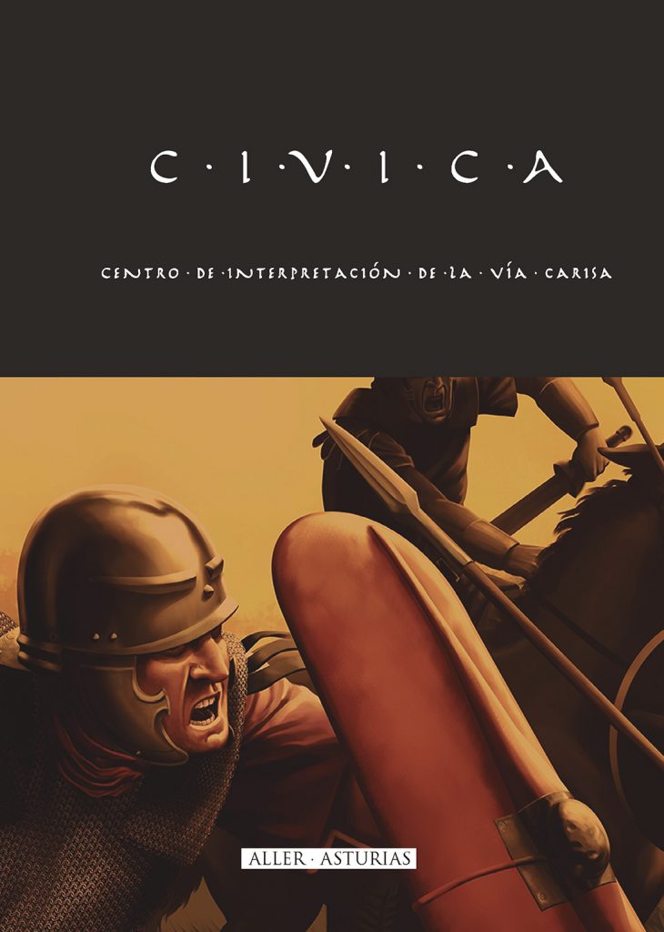Folleto CIVICA. Centro de interpretación de La Via Carisa. Año 2024