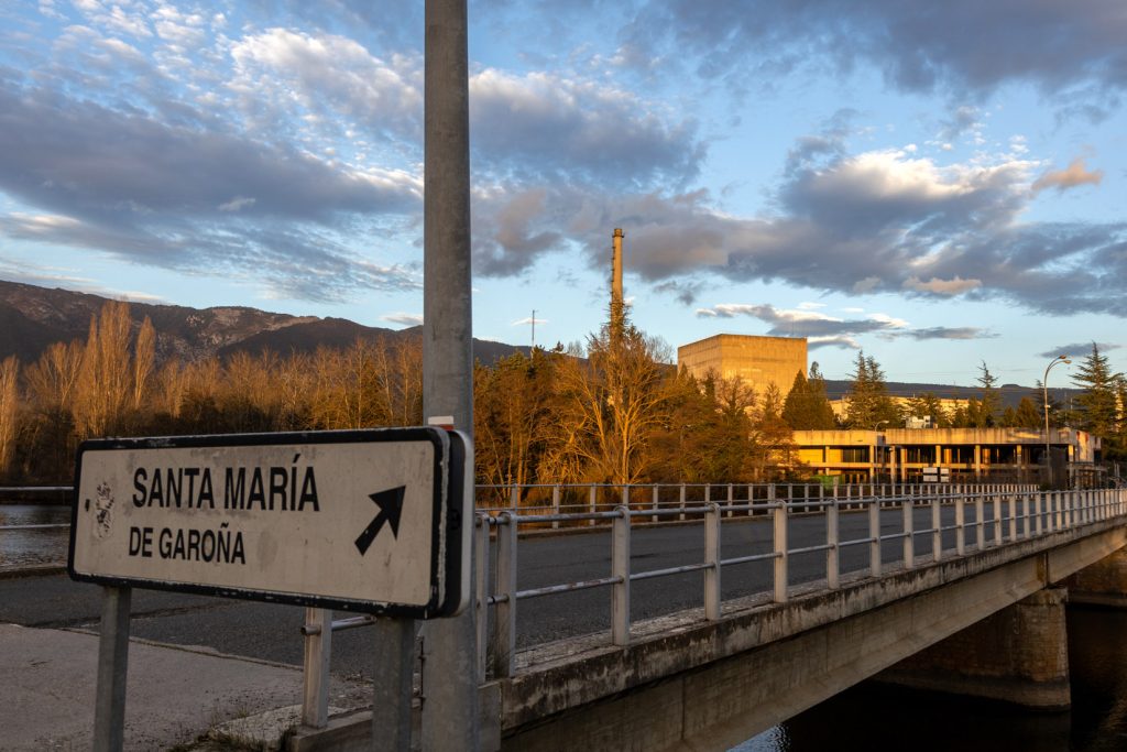 Exterior de la Central Nuclear de Santa Maria de Garoña. Burgos 2023