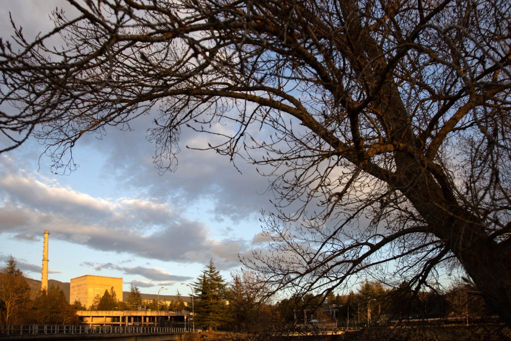 Exterior de la Central Nuclear de Santa Maria de Garoña. Burgos 2023