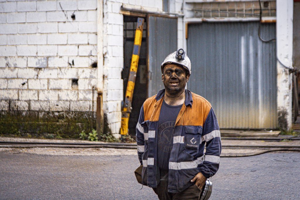 Trabajador del Pozo Nicolasa. Ablaña. Mieres. Asturias 2024