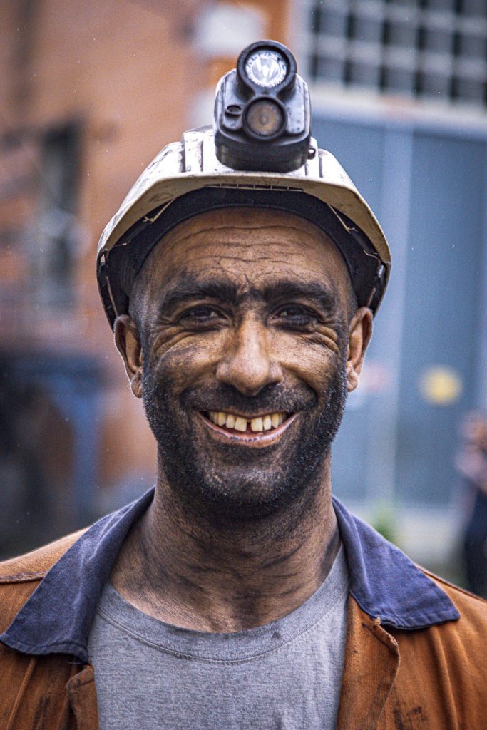 Trabajador del Pozo Nicolasa. Ablaña. Mieres. Asturias 2024