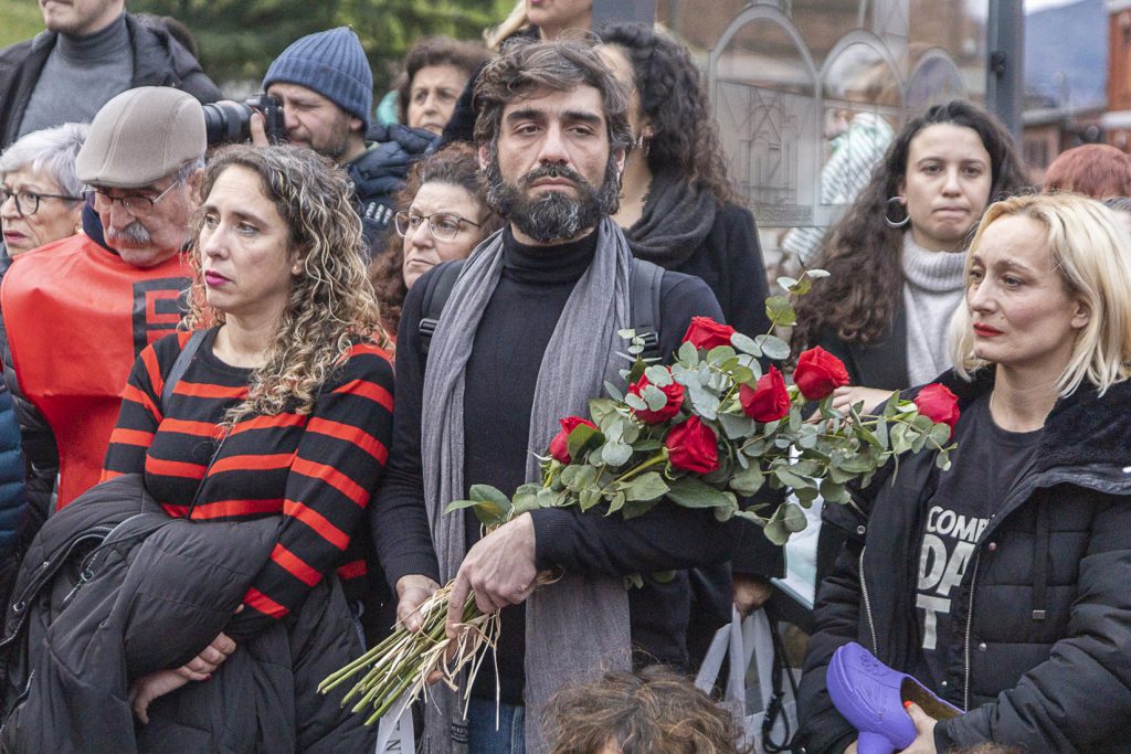 Despedida a Anita Sirgo, emblema de la lucha antifranquista. Langreo. Asturias 2024