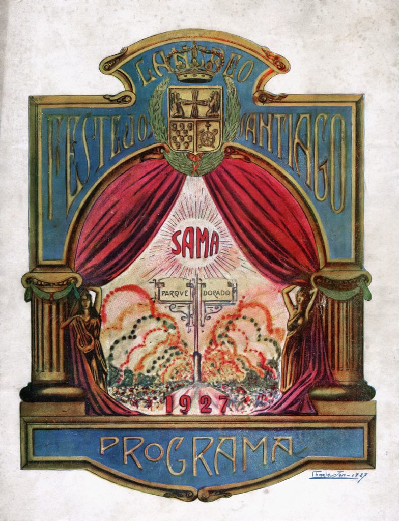 Portfolio Fiestas de Santiago. 118 Paginas. Langreo. Asturias 1927