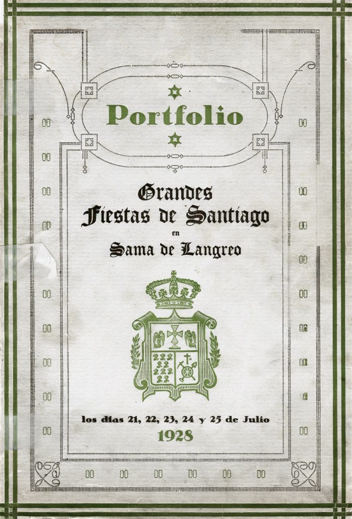 Portfolio  Fiestas de Santiago. 83 Paginas. Langreo. Asturias 1928