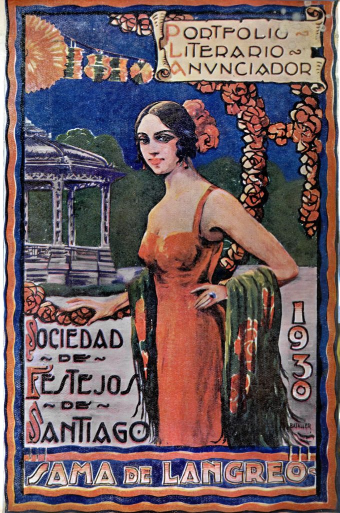Portfolio Fiestas de Santiago. 160 Paginas. Langreo. Asturias 1930
