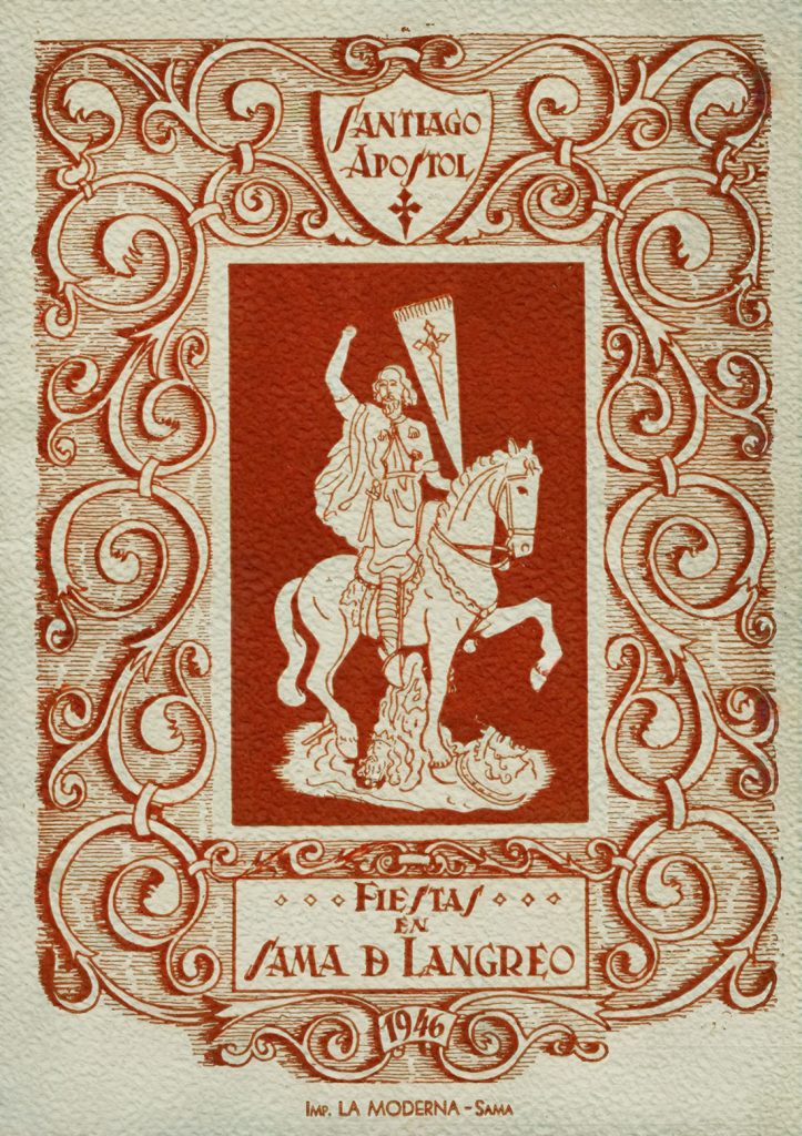 Portfolio Fiestas de Santiago. 32 Paginas. Langreo. Asturias 1946