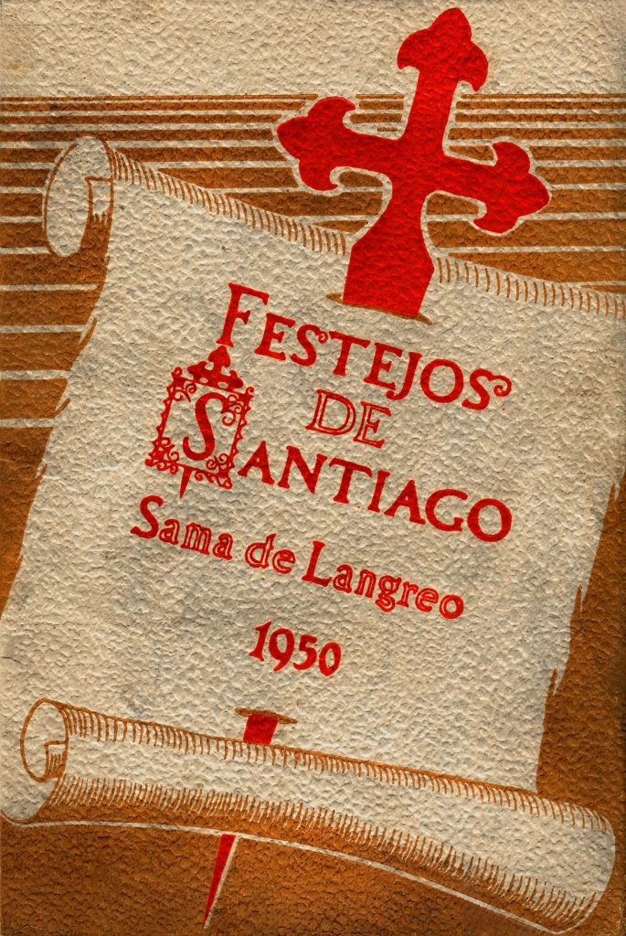 Portfolio Fiestas de Santiago. 96 Paginas. Langreo. Asturias 1950