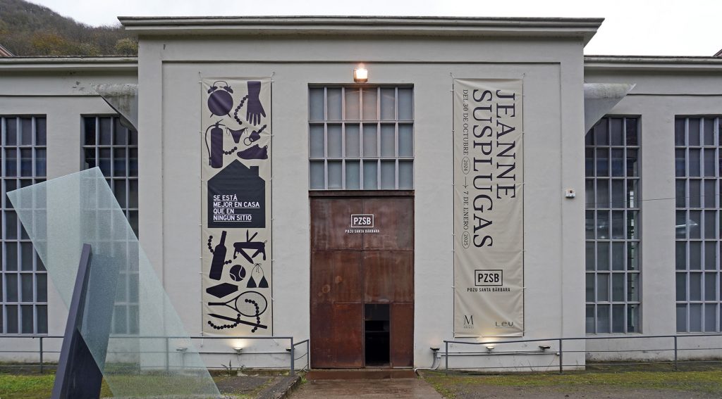 Exposición de Jeanne Susplugas en el Pozo Santa Bárbara. Valle de Turón. Mieres. Asturias. 2024