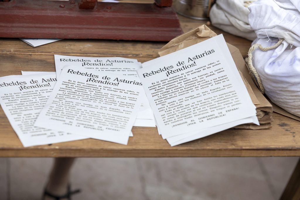 Recreación Histórica de la revolución de Octubre del 34. Turón. Mieres. Asturias 2024