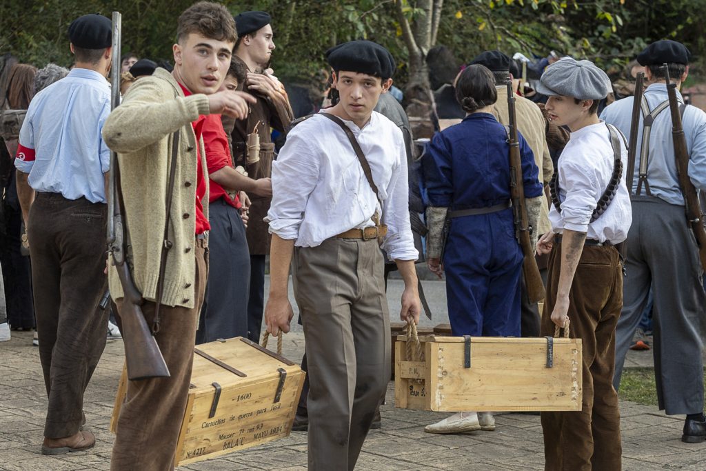 Recreación Histórica de la revolución de Octubre del 34. Turón. Mieres. Asturias 2024