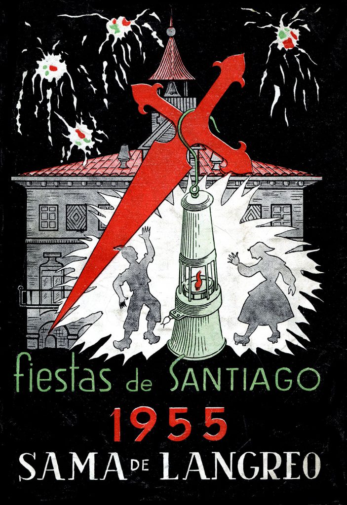 Portfolio Fiestas de Santiago. 57 Paginas. Langreo. Asturias 1955