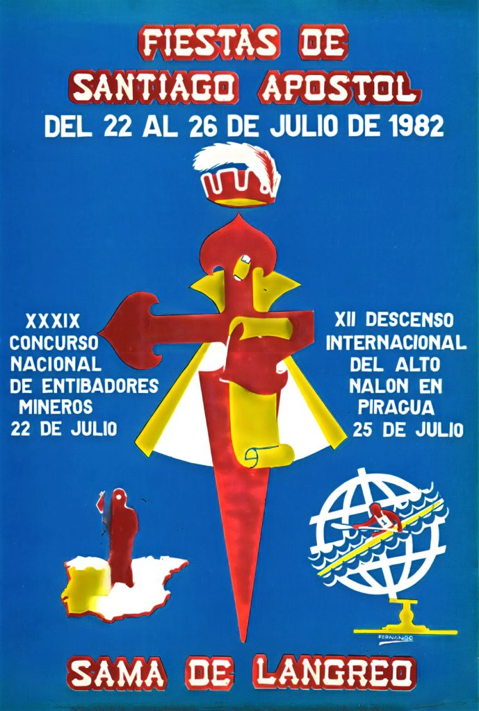Portfolio Fiestas de Santiago. 177 Paginas. Langreo. Asturias 1982