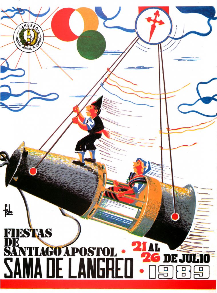 Portfolio Fiestas de Santiago. 227 Paginas. Langreo. Asturias 1989