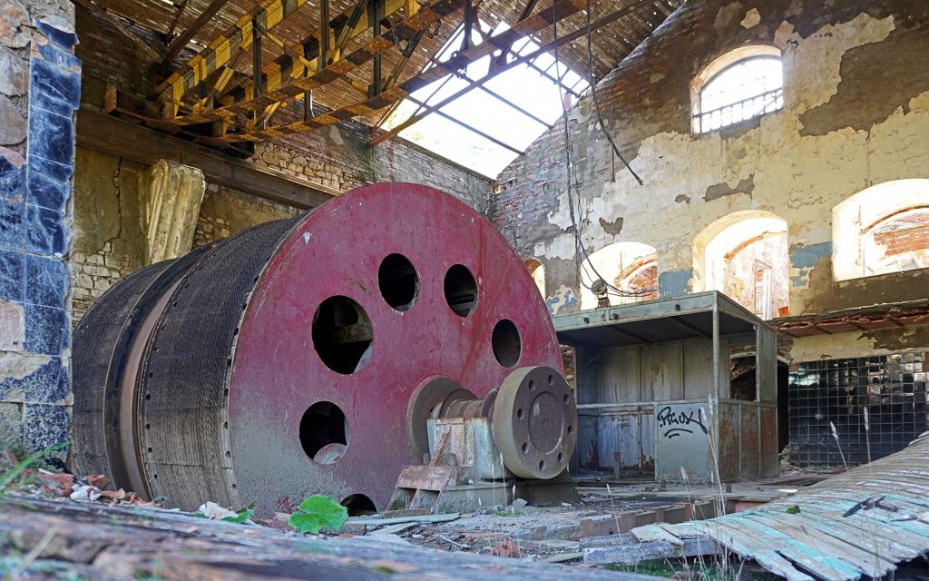 Máquina de extracción del Pozo Ibarra. Ciñera. León. 2024