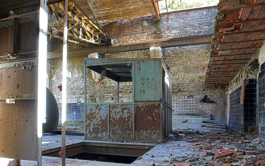 Máquina de extracción del Pozo Ibarra. Ciñera. León. 2024