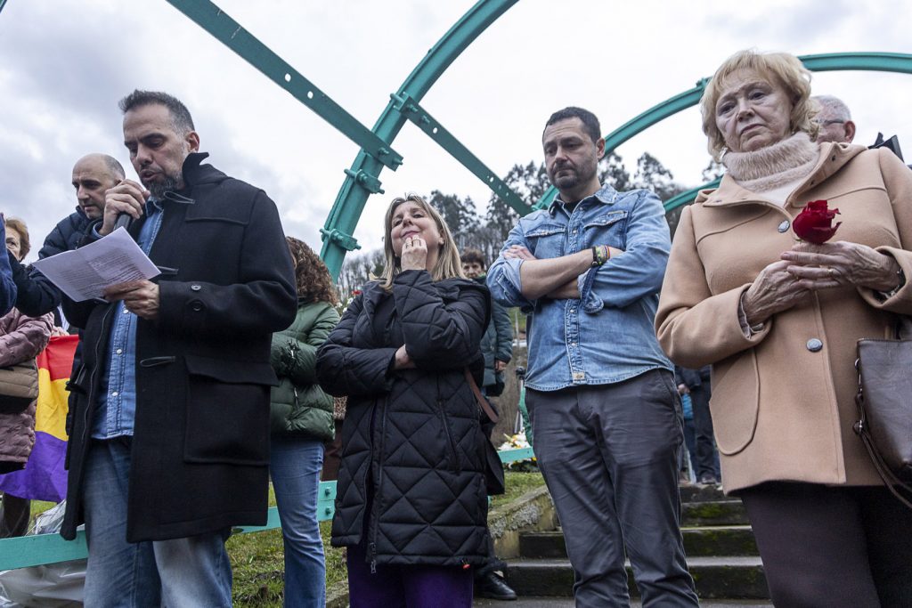 Despedida a Anita Sirgo, emblema de la lucha antifranquista. Langreo. Asturias 2024