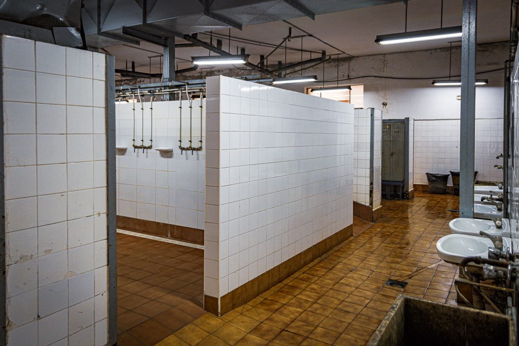 Casa de aseos. Pozo Nicolasa. Ablaña. Mieres. Asturias 2024