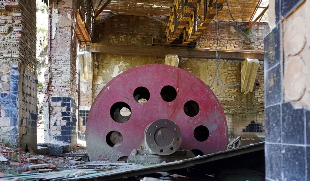 Máquina de extracción del Pozo Ibarra. Ciñera. León. 2024