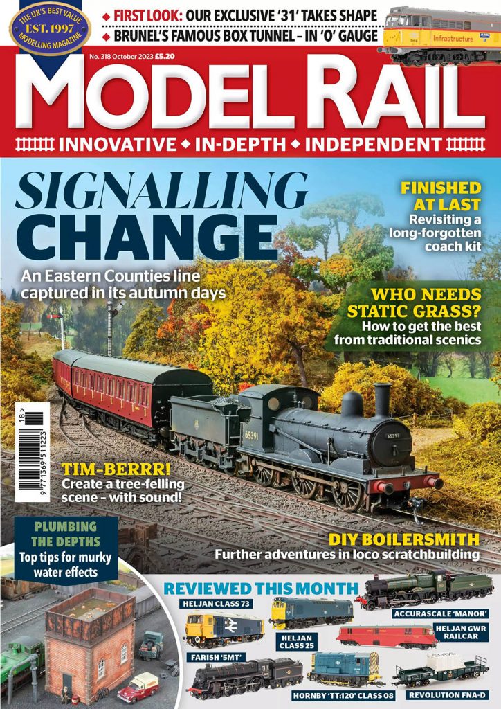 Portada de la revista Model Rail. n318. Octubre 2023
