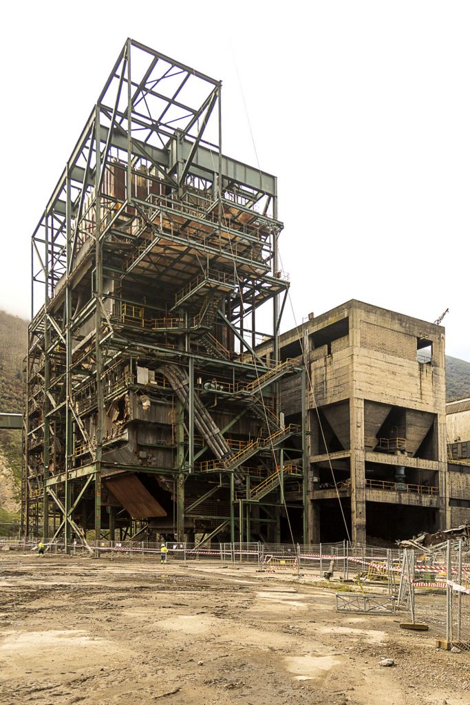 Desmantelamiento de la Central Termica del Narcea. Soto de la Barca. Tineo. Asturias 2023