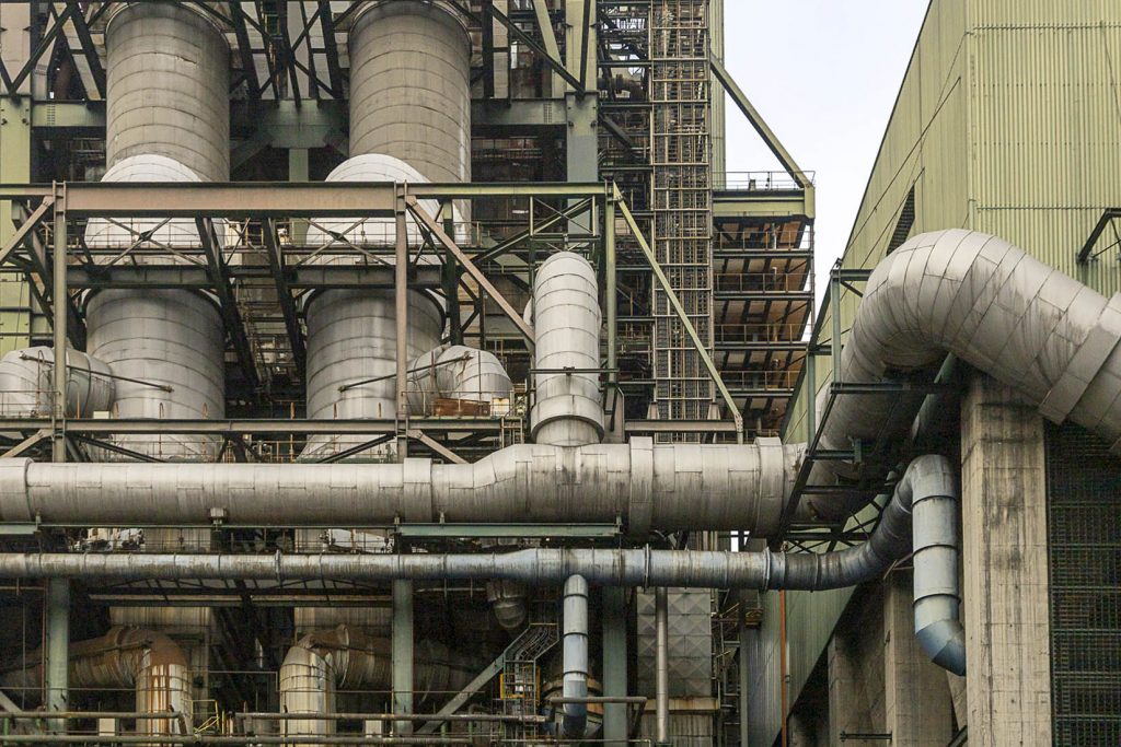 Desmantelamiento de la Central Termica del Narcea. Soto de la Barca. Tineo. Asturias 2023