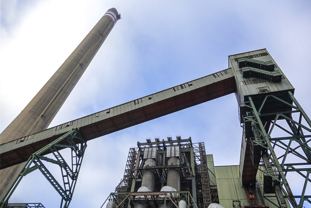 Desmantelamiento de la Central Termica del Narcea. Soto de la Barca. Tineo. Asturias 2023