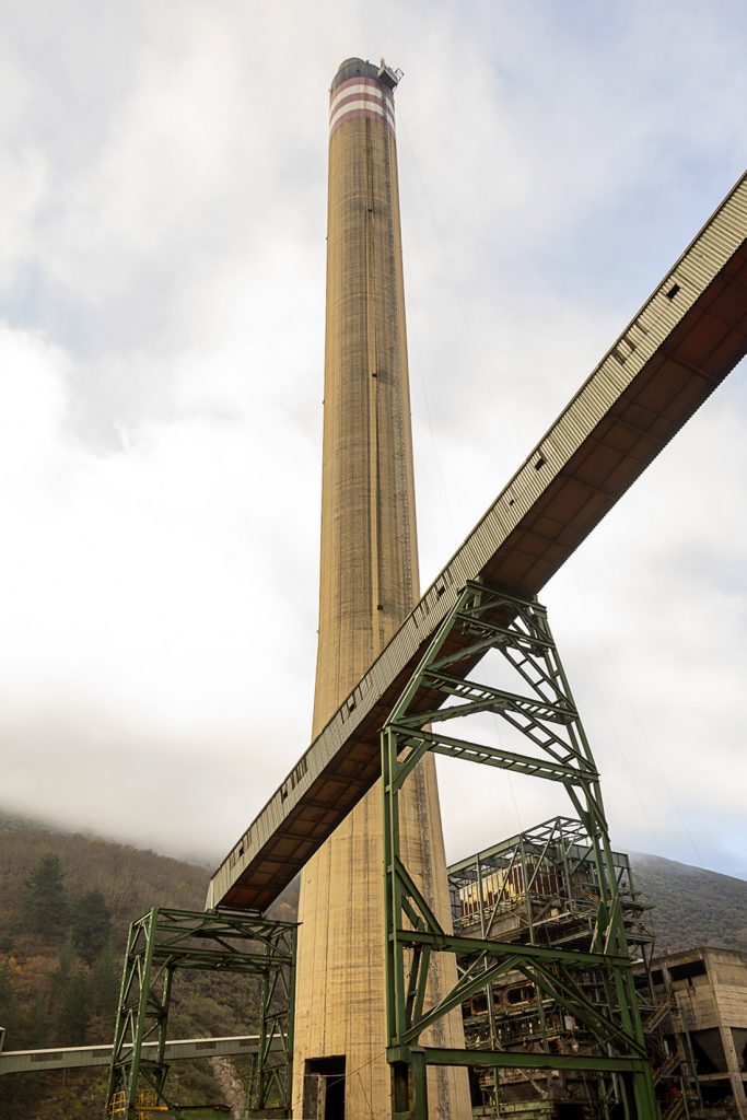 Desmantelamiento de la Central Termica del Narcea. Soto de la Barca. Tineo. Asturias 2023