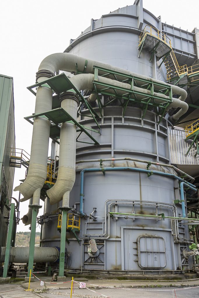 Desmantelamiento de la Central Termica del Narcea. Soto de la Barca. Tineo. Asturias 2023