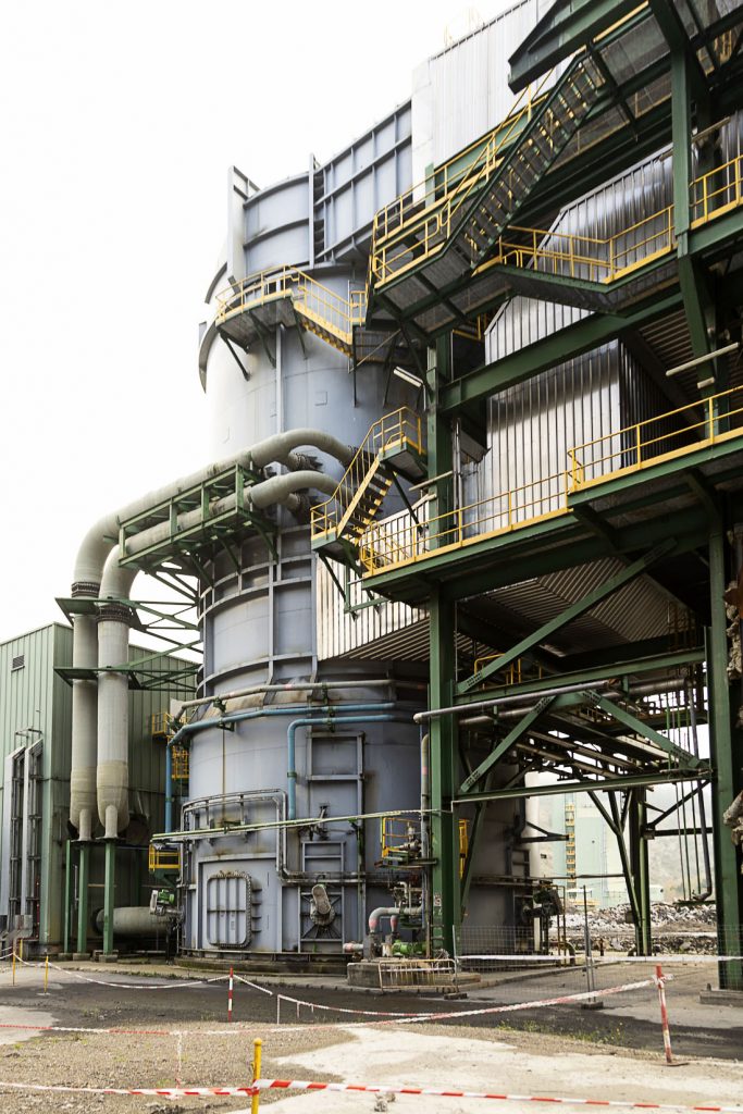 Desmantelamiento de la Central Termica del Narcea. Soto de la Barca. Tineo. Asturias 2023