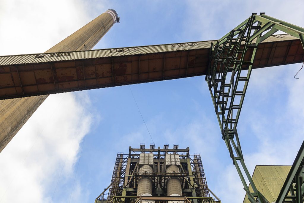 Desmantelamiento de la Central Termica del Narcea. Soto de la Barca. Tineo. Asturias 2023