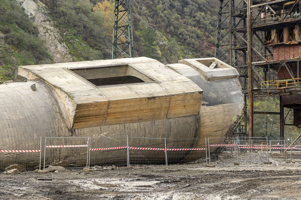 Desmantelamiento de la Central Termica del Narcea. Soto de la Barca. Tineo. Asturias 2023