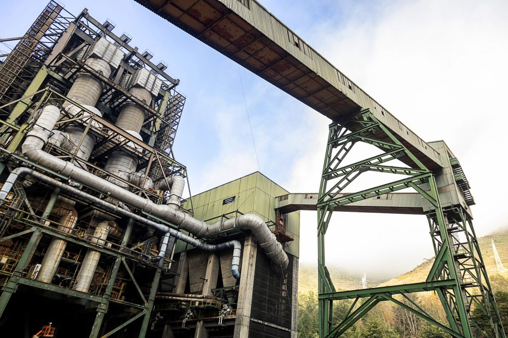 Desmantelamiento de la Central Termica del Narcea. Soto de la Barca. Tineo. Asturias 2023