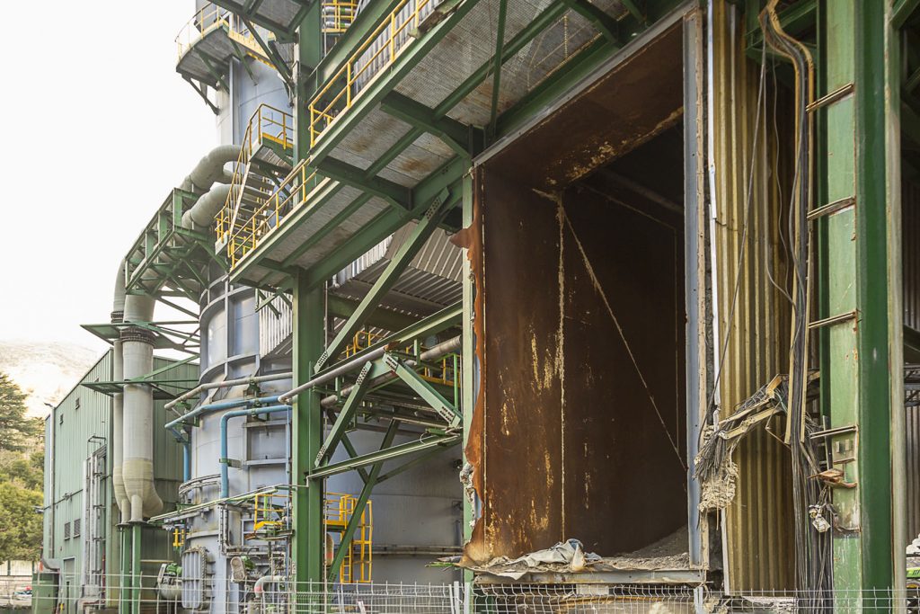Desmantelamiento de la Central Termica del Narcea. Soto de la Barca. Tineo. Asturias 2023