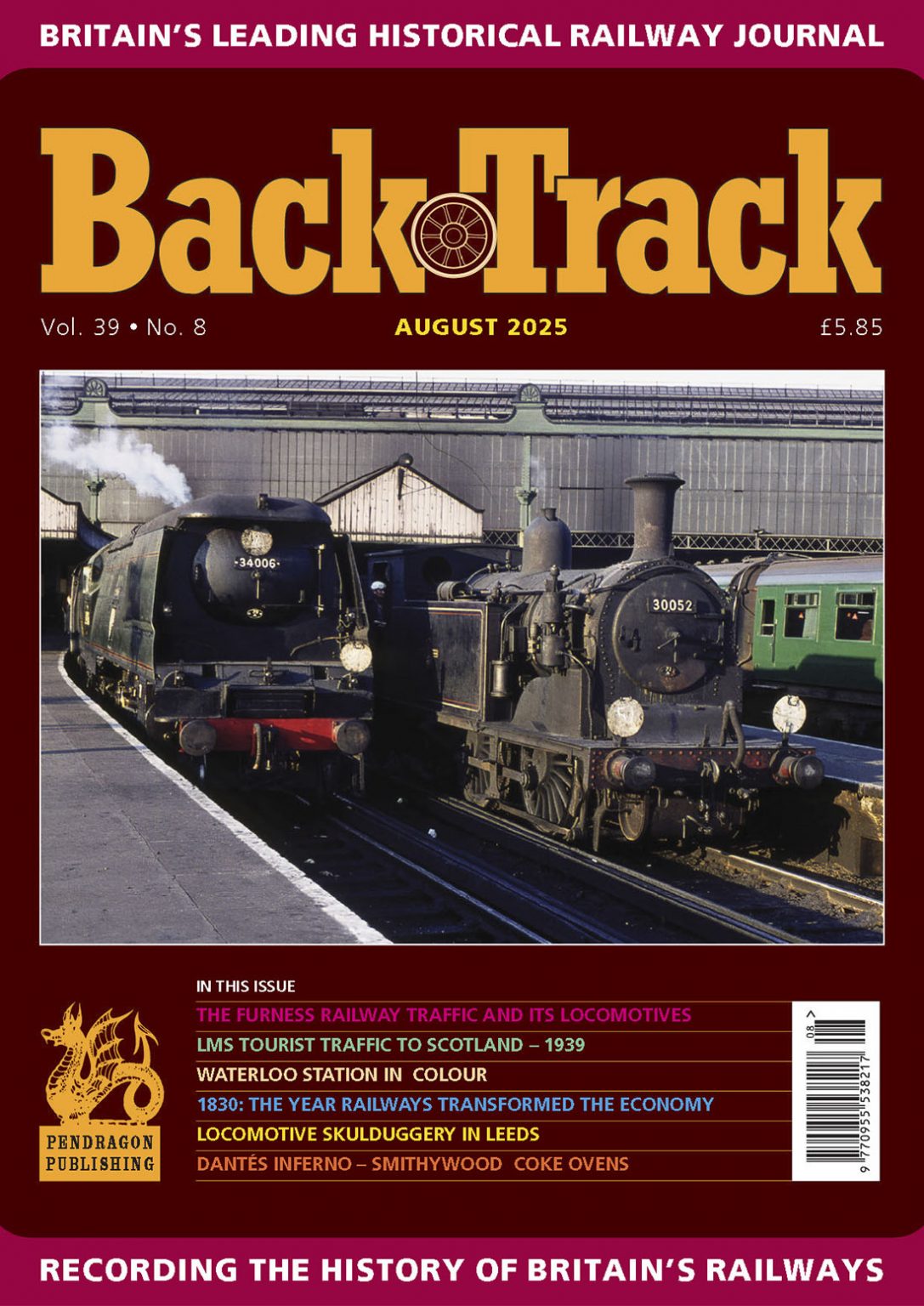 Portada de la revista Back Track. Agosto 2025 - Archivo Historico Minero