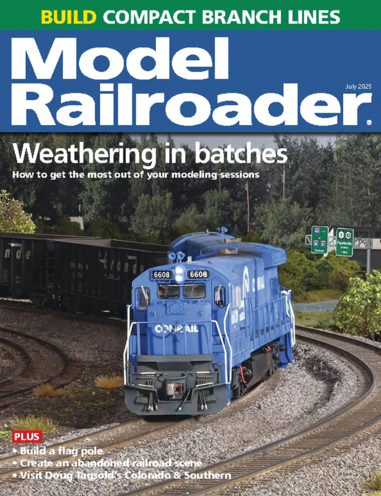 Revista Model Railroader. Julio 2025