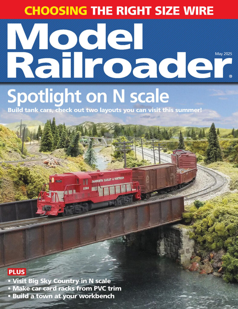 Revista Model Railroader. Mayo 2025