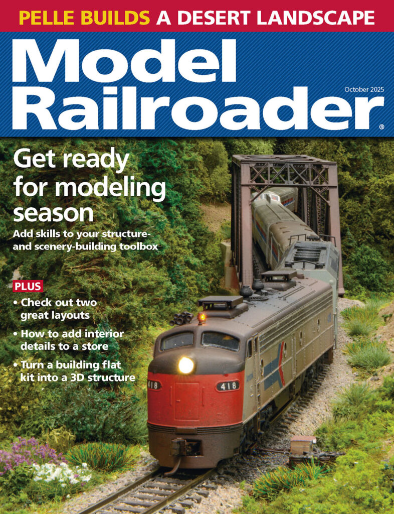 Revista Model Railroader. Octubre 2025