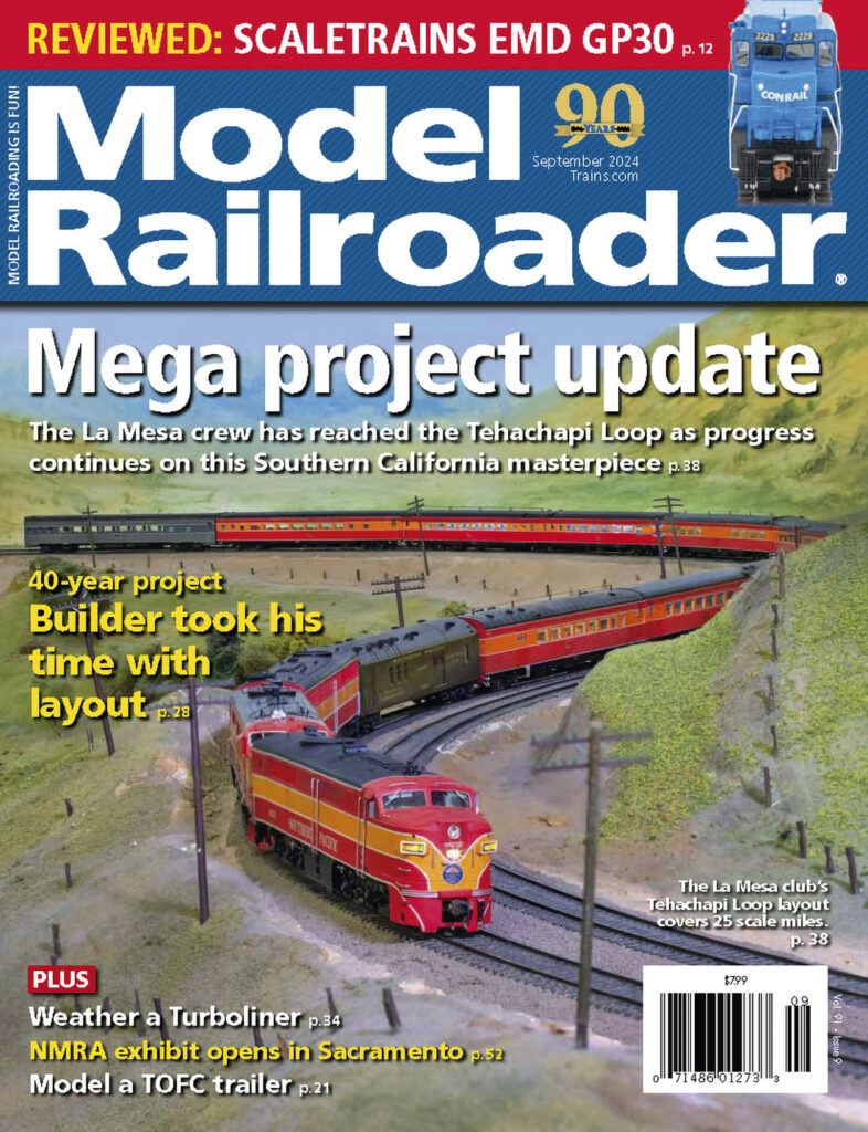 Revista Model Railroader. Septiembre 2024