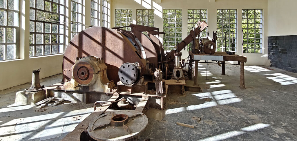 Máquina de extracción del Pozo San Fernando. Aller. Asturias. 2026